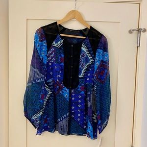 Nanette Lepore Patterned Blouse